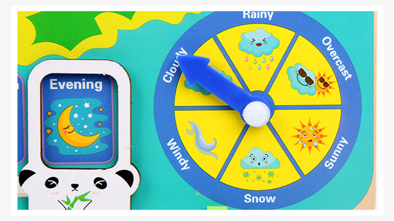 Montessori Weather & Time Station